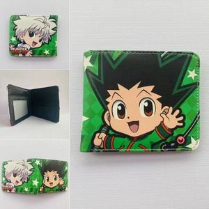 Japanese Anime Hunter X Hunter Characters One Size Leather Purse Green Wallet